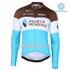 Cykeltrøje 2018 AG2R La Mondiale N002 Vinter Thermal Fleece